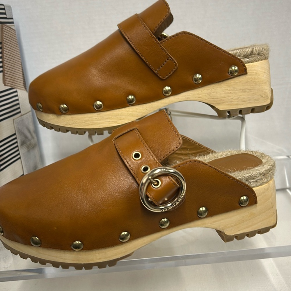 See by Chloe tan Viviane Clogs size 38